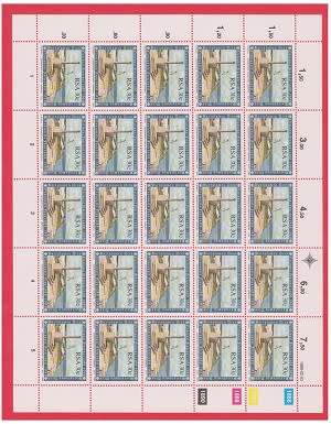 1988 The 500th Anniversary of Discovery of Cape of Good Hope by Bartolomeu Dias 30c Full Sheet UMM