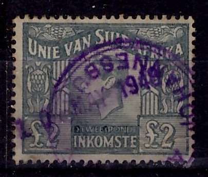 Union SA -2£ Revenue Fine Used-Not Seen Too Often