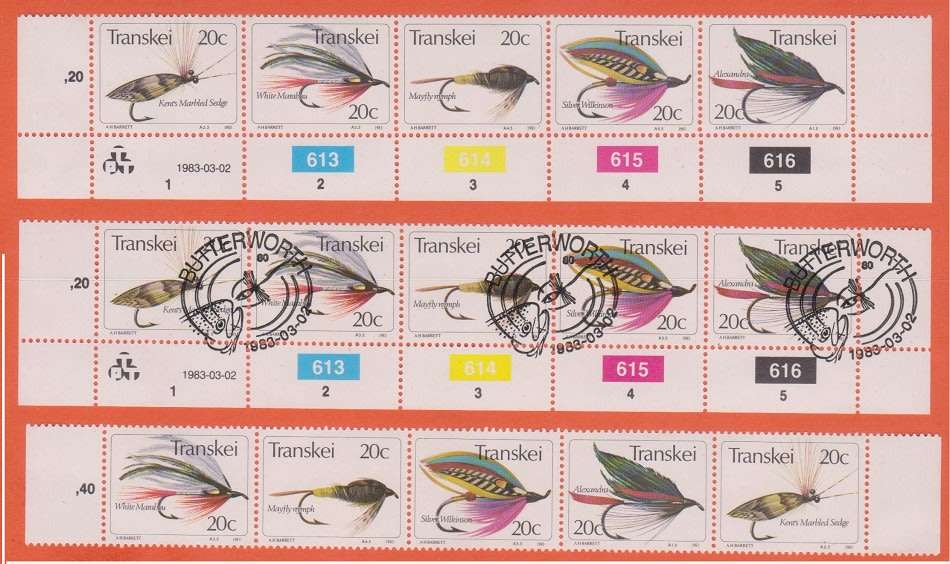 Transkei -Fishing Flies 1983 CV R98.00