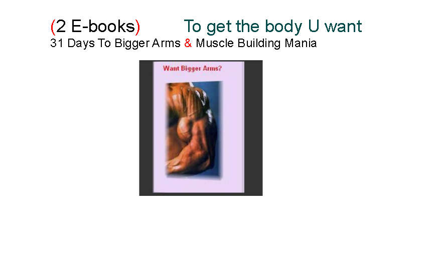 31 Days To Bigger Arms