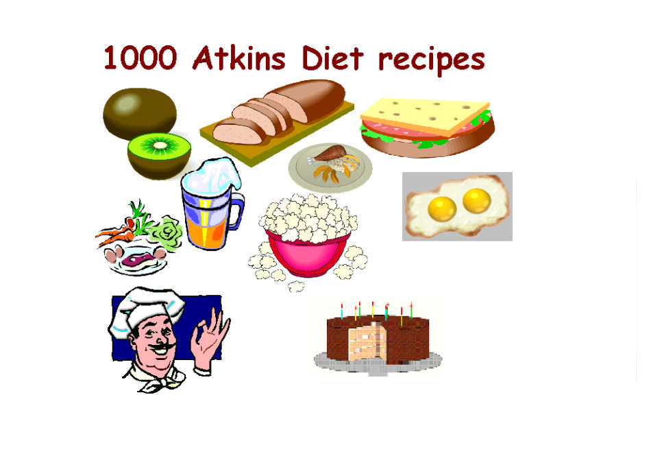 1000 Atkins Diet Recipts