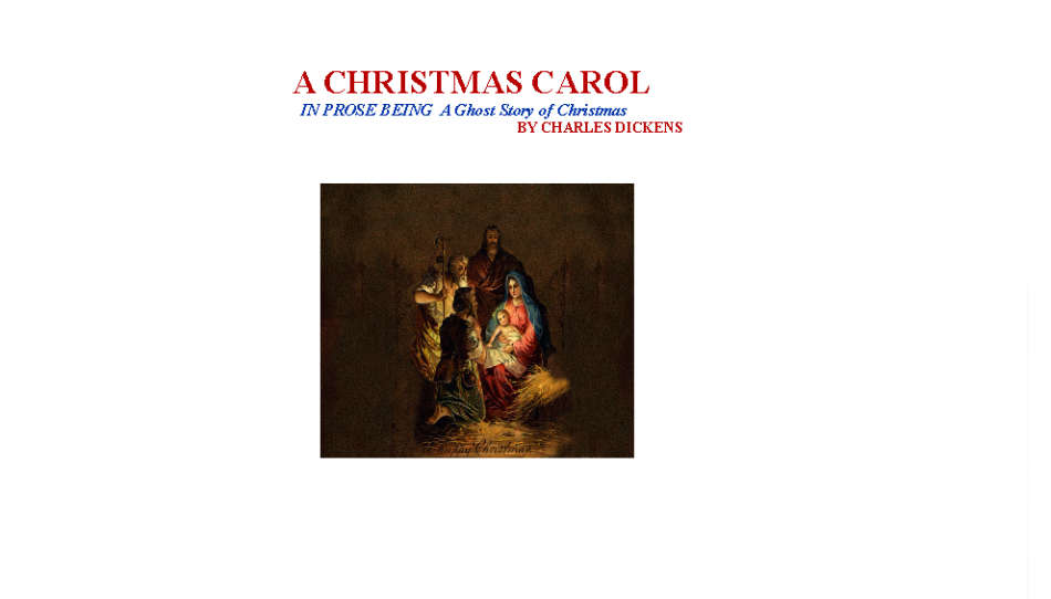 A CHRISTMAS CAROL