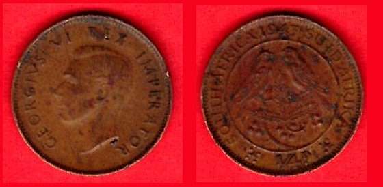 South Africa ¼Penny 1943