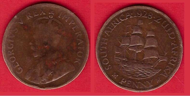 South Africa 1 Penny 1928