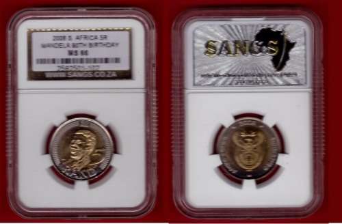 2008 S.Africa 5R Mandela 90th Birthday MS 66  (Sangs 2592501-102)