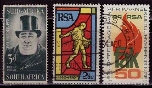 South Africa- 3 Stamps (Bid Per Stamp)