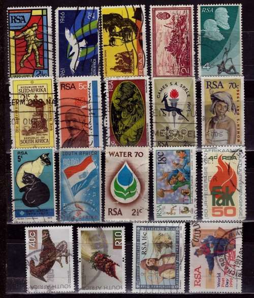 South Africa 19 Stamps (Bid Per Stamp)