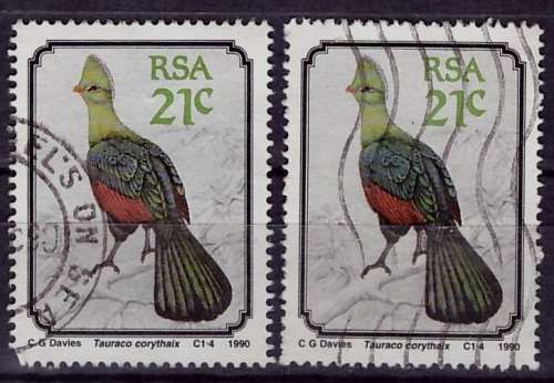 South Africa 2 x 21c Stamps
