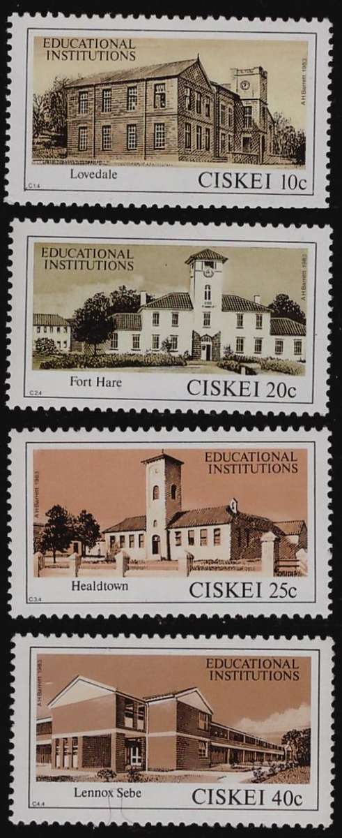 Ciskei -Educational Institutions 1983