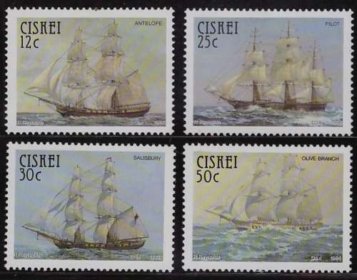 Ciskei -Sailing Ships - Troup Ships 1985
