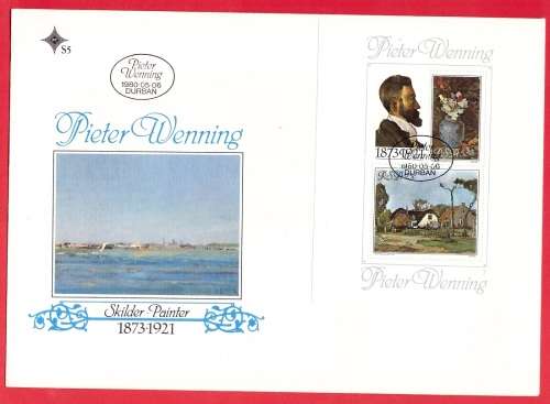 SA Large FDC - S.5 Pieter Wenning (Durban)