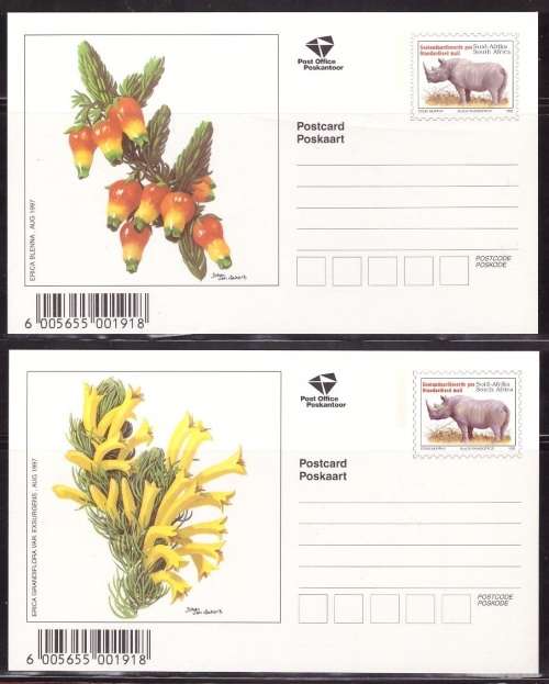South Africa 10 fauna and flora Postcards (Unused) 5 Scans Lovely Items