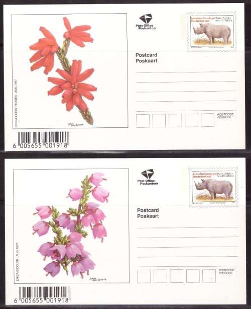 South Africa 10 fauna and flora Postcards (Unused) 5 Scans Lovely Items