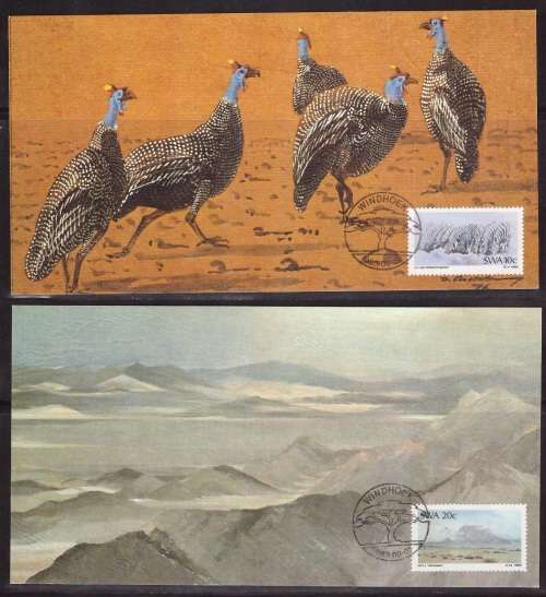 SWA Handcancelled Maxicard Set (Great Item)