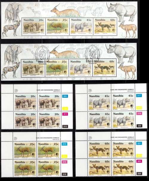 Namibia-Nature Foundation - Rare and Endangered Species 1993 CV R260+