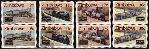 Zimbabwe Steam Safaris - Railway Locomotives 1985 CV R310+