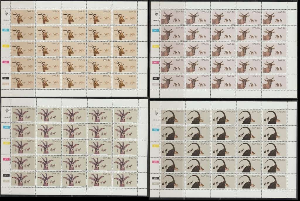 South West Africa UMM Full Set of Sheets The 25th Anniversary of Nature Protection in Southwest Afri