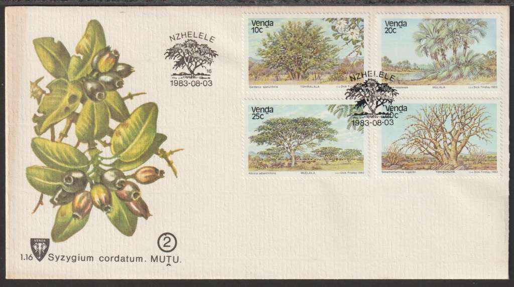 Venda FDC No 1.16 Trees 1983
