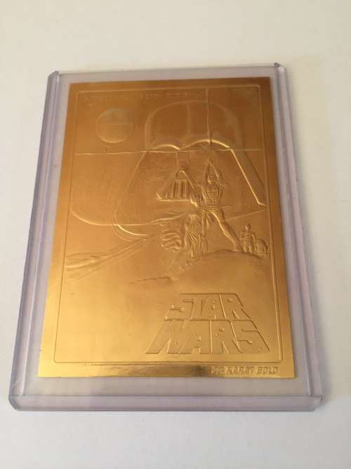 23 KARAT GOLD COLLECIBLE- STAR WARS