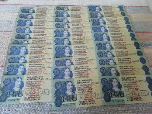HUGE LOT DE KOCK R2 NOTES X30 MANY CONSECUTIVE NUMBERS BID PER NOTE
