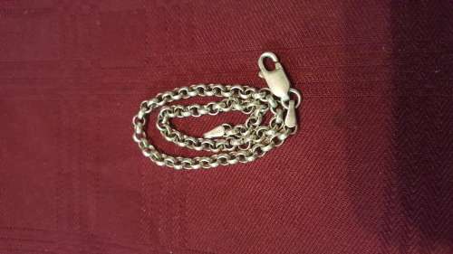 STUNNING! STERLING SILVER BRACELET 23CM LONG 4.8G