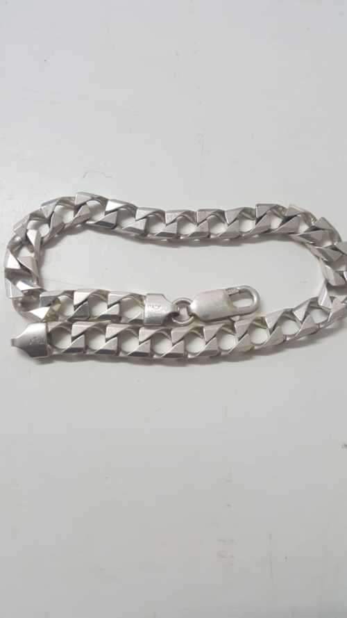 HEAVY SOLID STERLING SILVER DESIGNER BRACELET 20 GRAMS