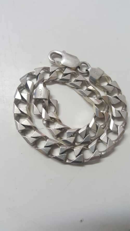 HEAVY SOLID STERLING SILVER DESIGNER BRACELET 20 GRAMS