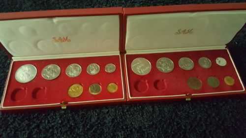 STUNNING 1977 and 1978 PROOF SETS WITH SILVER R1 BID PER SET FOR BOTH