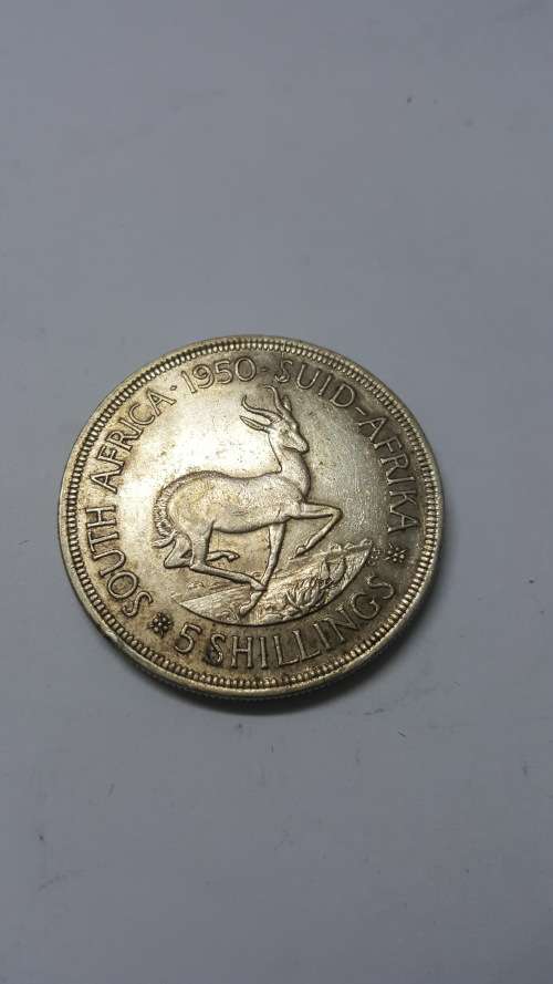 SCARE 1950 5 SHILLING COIN