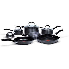 LOCAL STOCK Jamie Oliver by T-fal C942SA64 Nonstick  Anodized Thermo-Spot Heat Indicator 10-Piece