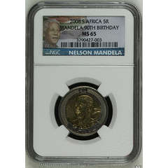 Mandela MS65 Birthday R5 graded by NGC