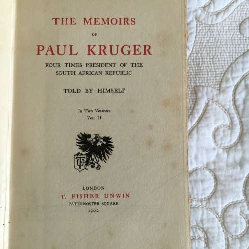 The Memoirs of Paul Kruger
