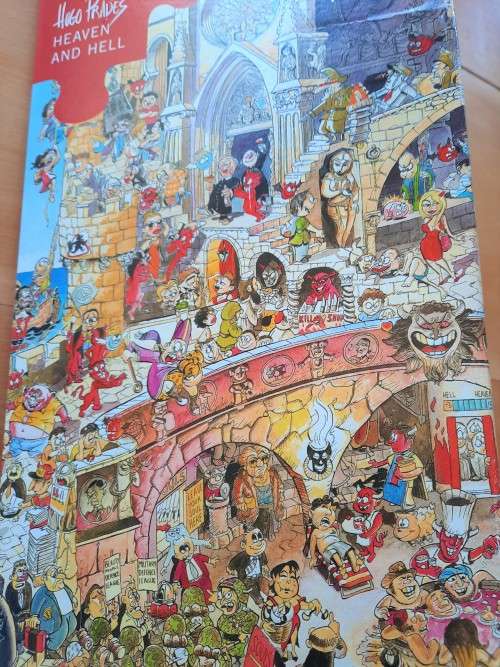 Heye `Heaven and Hell` 1 500 piece puzzle. Rare