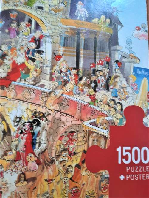 Heye `Heaven and Hell` 1 500 piece puzzle. Rare