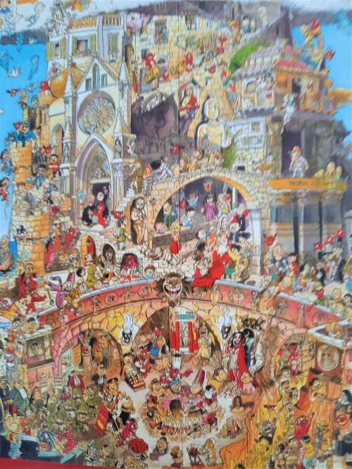 Heye `Heaven and Hell` 1 500 piece puzzle. Rare