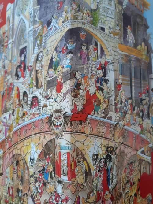 Heye `Heaven and Hell` 1 500 piece puzzle. Rare