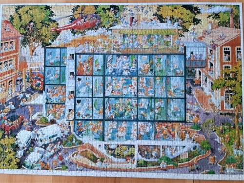 Heye `Emergency Room` 2 000 piece puzzle by Artist Loup