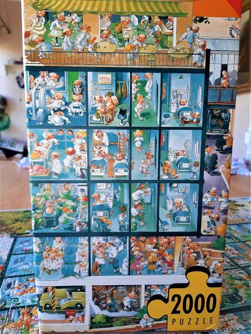 Heye `Emergency Room` 2 000 piece puzzle by Artist Loup