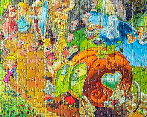Heye `Fairy Tales` 1 500 piece puzzle by artist Hugo Prades