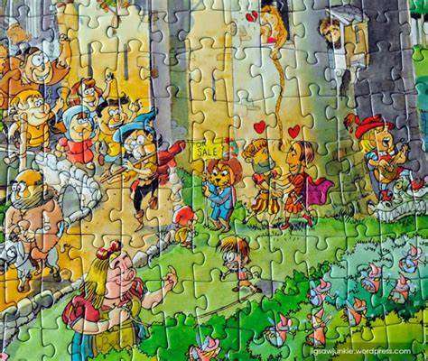 Heye `Fairy Tales` 1 500 piece puzzle by artist Hugo Prades