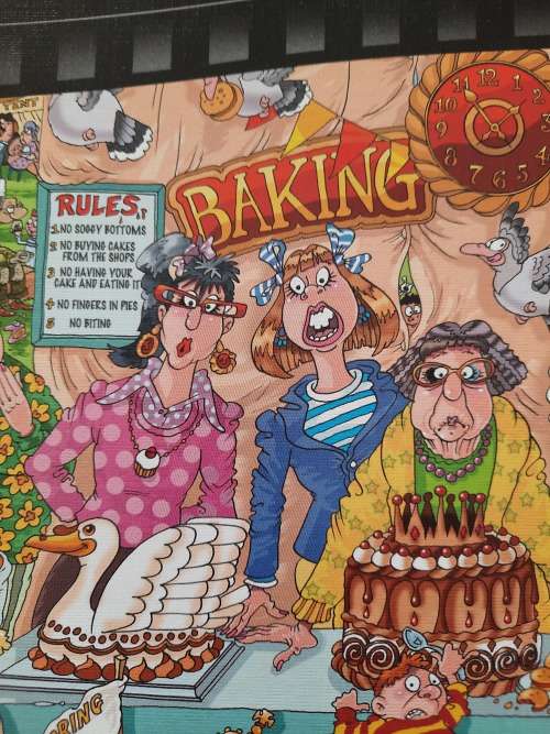 Wasgij Original Puzzle 23`Bake Off` 1 000 piece jigsaw puzzle