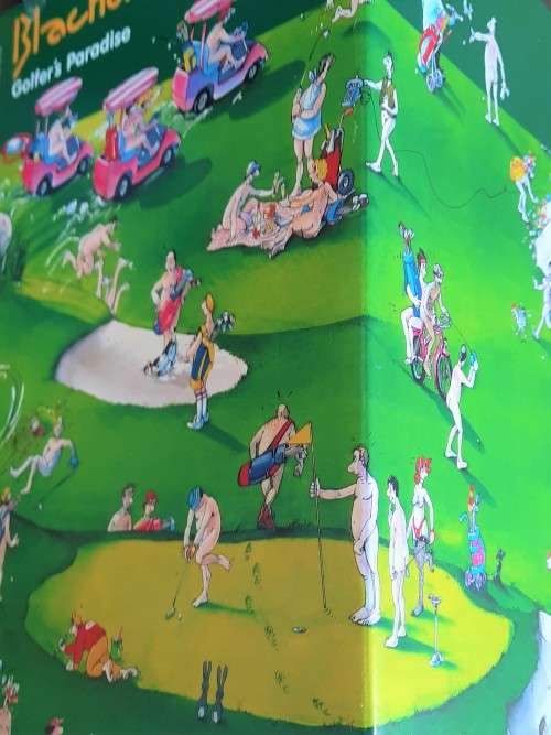 Heye Golfers Paradise 1 500 piece puzzle by artist Blachon, adult puzzle