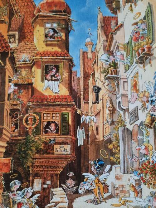 Heye Romantic Town - Two Puzzles