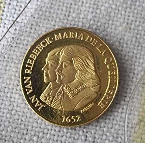 1981  1/20 fine gold Jan van Riebeeck