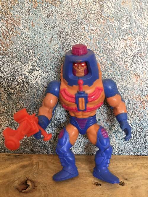 1982 Original Man-E-Faces Complete With Laser gun Motu Masters Of The Universe