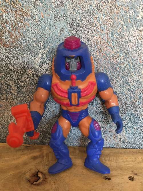 1982 Original Man-E-Faces Complete With Laser gun Motu Masters Of The Universe