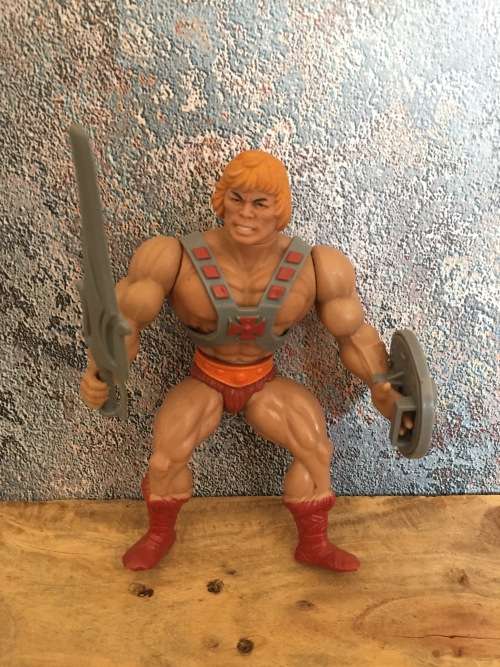 1981 Original Heman Complete With Shield and Sword Motu Masters Of The Universe
