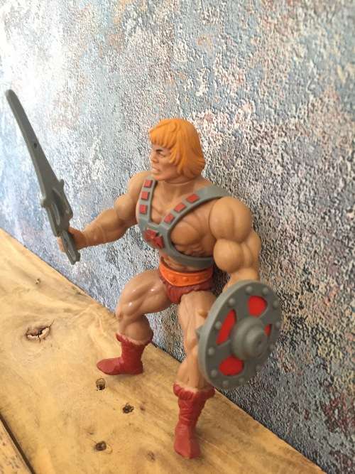 1981 Original Heman Complete With Shield and Sword Motu Masters Of The Universe