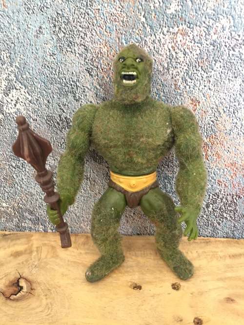 1985 Original Moss Man Complete with Mace Masters Of The Universe Motu