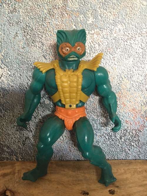 1981 Original Mer-Man missing sword Motu Masters Of The Universe